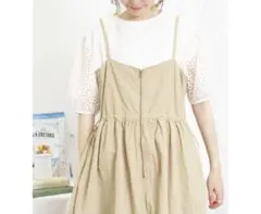 サマンサモスモス ナイロンジップキャミワンピース