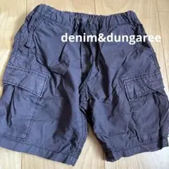 denim dungaree デニム&ダンガリー カーゴハーフパンツ100㌢