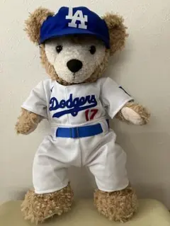 ダッフィーSサイズ用　ドジャースユニフォーム(ホーム用・白) 大谷選手