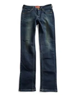 「美品」Ｃ17 レディース ダークブルー ストレートレッグデニムＳサイズ