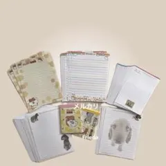 メモ帳 便箋 バラ売り ハムスター柄 &THE DOG他　いぬデザイン