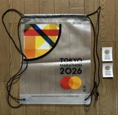 東京マラソン 2026 バッグ、シール