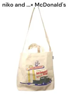 新品 ニコアンド × マクドナルド マスコット スピーディー 2way バッグ