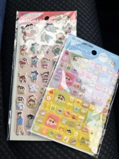 チ*チ様 クレヨンしんちゃん キャラクターシール タイルシール　ぷくぷくシール