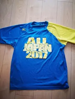卓球　練習着　MIZUNO　ミズノ　2017年度全国大会記念Tシャツ
