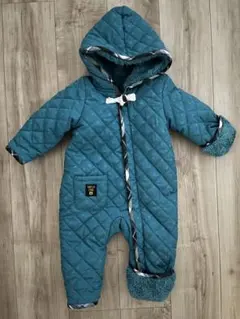 【美品】ターコイズ キルティング アウター 70〜80サイズ