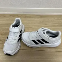 adidas キッズ スニーカー ホワイト/ブラック　20㎝