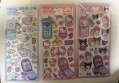 【新品】平成はっぴーフォン　サンリオ　キティ　マイメロクロミ　シナモンロール