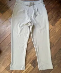 グローバルワーク　ジョガーパンツ　グレーカーキ　Mサイズ