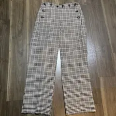 beautiful people チェック柄パンツ（レディース）