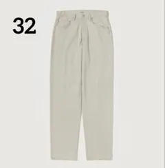 32 AURALEE FADED BROWN DENIM WIDE PANTSのサムネイル