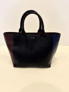 メルカリ祭価格】Paul Smith トートバッグ ブラック マルチストライプ 