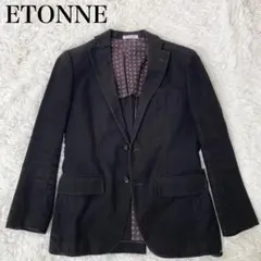ETONNE エトネ テーラードジャケット ジャケット ブラウン 高級生地