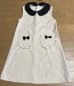 URBAN CHERRY ノースリーブワンピース クリーム色　130cmのサムネイル