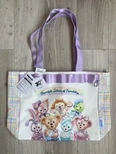 新品　ダッフィー20周年ハートフェルトレターズ オブフレンドシップ トートバッグ