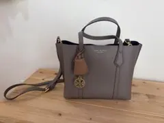 TORY BURCH グレー ミニショルダーバッグ