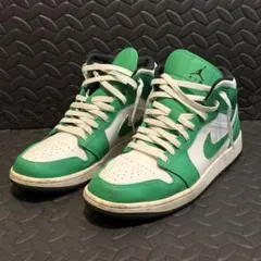 NIKE AIR JORDAN 1 MID グリーン ホワイト 28cmのサムネイル