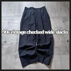 80s USA製 レーヨン ツータック スラックス ストライプ ヴィンテージ