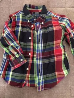 Ralph Lauren チェック柄長袖シャツ 90cm 美品