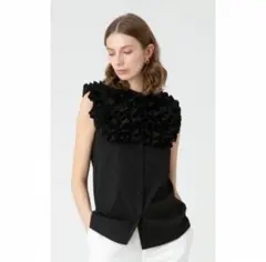 LOULOU WILLOUGHBY ノースリーブ　トップス　シャツ　人気　完売 2026年最新】Loulou Willoughby 透け感：透け感なし レディース