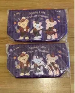 TDSディズニーハロウィン2016スーベニアランチケース 2個ダッフィーメイジェ