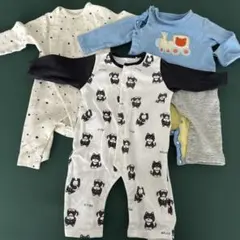 3点セット　ベビー服　カバーオール　ロンパース　ワンピース