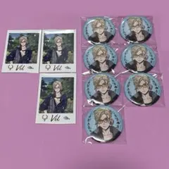 ツイステ ツイステ展 ヴィル 缶バッジ カード