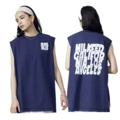 【新品】MILKFED. ミルクフェド ビックタンクトップ ノースリーブ シャツのサムネイル