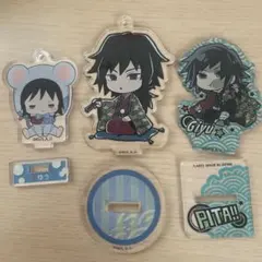 きゃらっちゅ！ミニスタンド 冨岡義勇 鬼滅の刃 ぴたっ