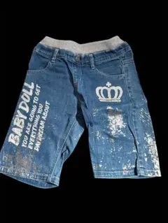 BABYDOLL デニムハーフパンツ BBDL ベビードール　130