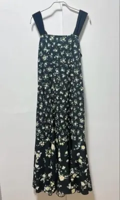 The Virgnia 花柄キャミソールロングワンピース