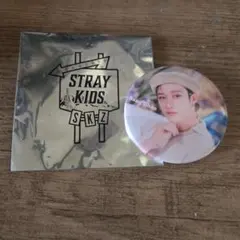 Stray kids バンチャン 缶バッチ popup JYP 缶バッジ