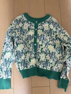 american holic花柄 長袖カーディガン