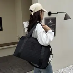 新品未使用品◎旅行バック黒マザーズバック　ジム　仕事　出張　軽量
