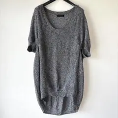 JEANASIS ドルマン サマーニット　トップス　カットソーF ゆったり麻綿のサムネイル
