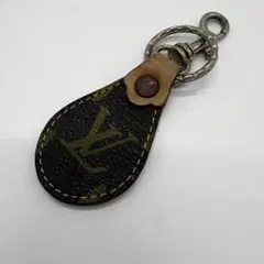 ルイヴィトン モノグラム キーリング キーホルダー レザー ナスカン