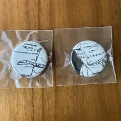 ワンピース ALL FACES 缶バッジ クロコダイル 2点セット