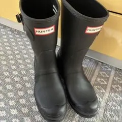 HUNTER ブラック 長靴 UK4 23.5cm
