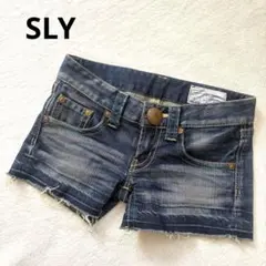 平成アーカイブSLYローライズダメージデニムショートパンツ00s Y2Kグランジのサムネイル