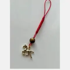 馬　ストラップ　金運