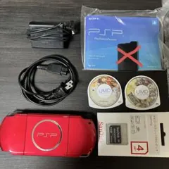 SONY プレイステーションポータブル（赤）PSP