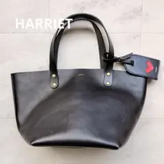 HARRIET レザートートバッグ ブラック ハートチャーム - メルカリ