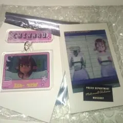 ミルキーサブウェイ　連結キーホルダー　チハル　マグショット　チハル&マキナ