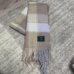 JILL チェック柄 ベージュ系 マフラー