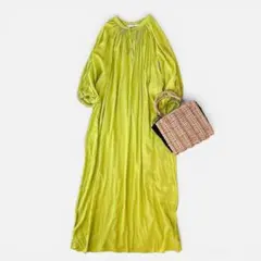 美品.定価3.5万☆ボールジィ 洗える フレアワンピース レースアップ 美品.定価3.5万☆ボールジィ 洗える フレアワンピース レースアップ