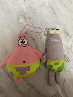 スポンジボブ　ぬいぐるみキーホルダーver.2