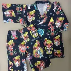 HYSTERIC MINI 甚平 ブラック 120-130cm - メルカリ