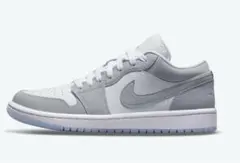 【美品】新品未使用 23.5 【NIKE】エアジョーダン1ウルフグレー