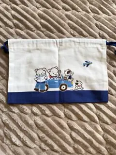 【新品未使用】familiar ランチ巾着袋