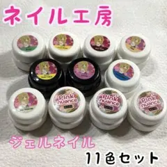 ネイル工房 11色セット ジェルネイル